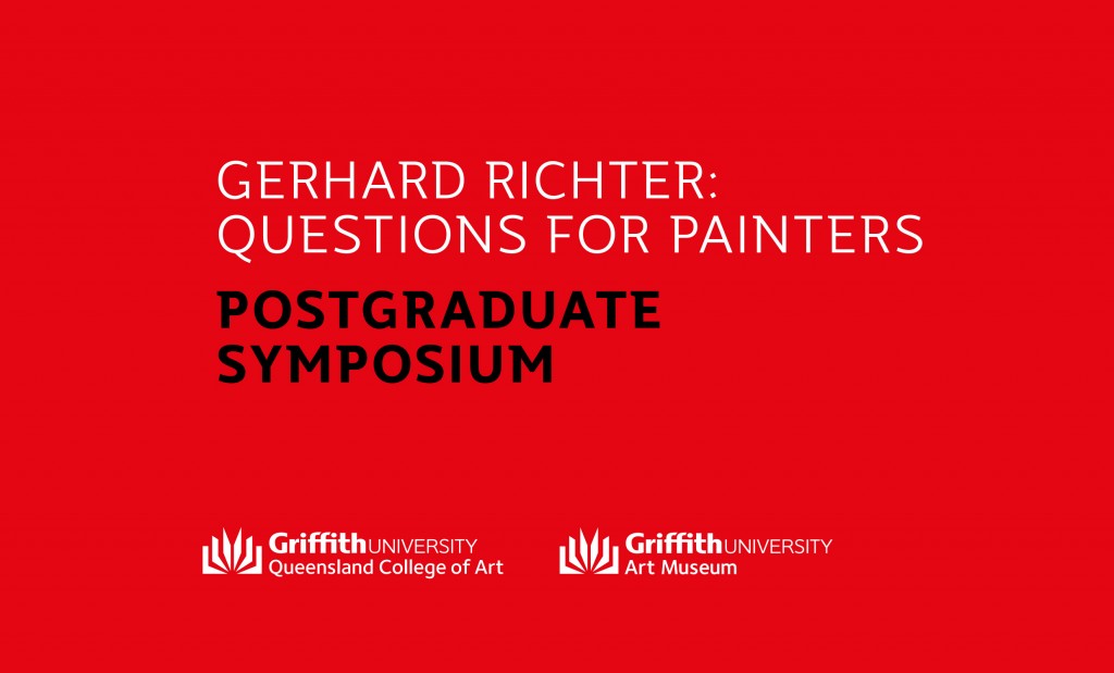 Gerhard Richter: Questions for Painters Postgraduate Symposium