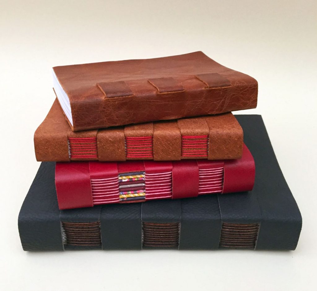 Leatherbound journals (Cross-structure binding)