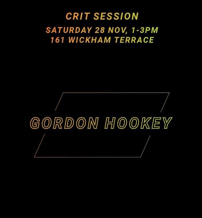 Crit Sessions: Gordon Hookey