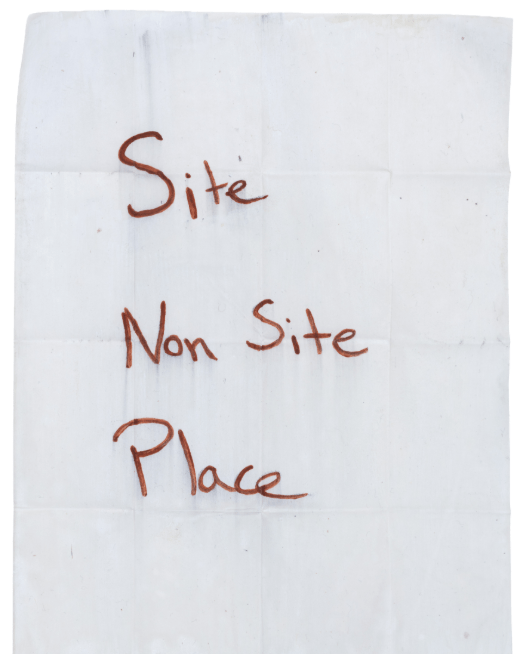 d harding: Site, Non Site, Place